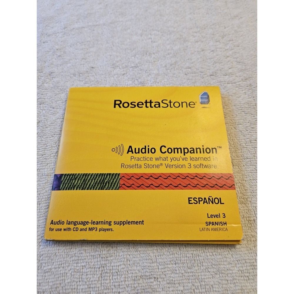 Rosetta Stone Audio Companion Level 3‎ Español Use w/ CD & Mp3 Players